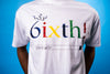 "6ixth!" Graphic Tee White