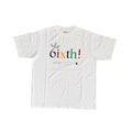 "6ixth!" Graphic Tee White